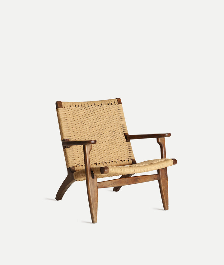 Sillón Jeshare de estilo boho - Sillón - El Workshop-Madera de Olmo