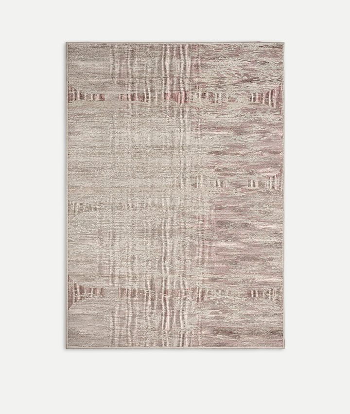 Alfombra Ilse de estilo moderno sobre fondo gris de estudio