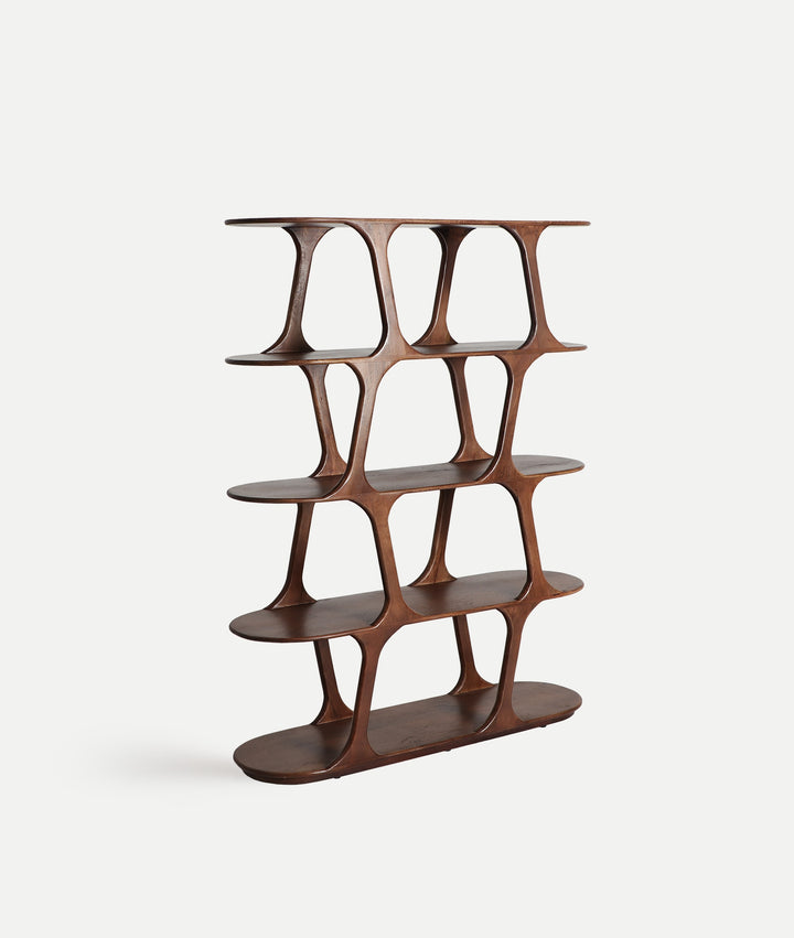 Estantería Takala de estilo contemporáneo - Librerías y estanterías - El Workshop-Madera de Mango