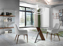 silla polipiel blanco, vista 5