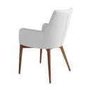 silla polipiel blanco, vista 2