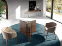 silla tela beige