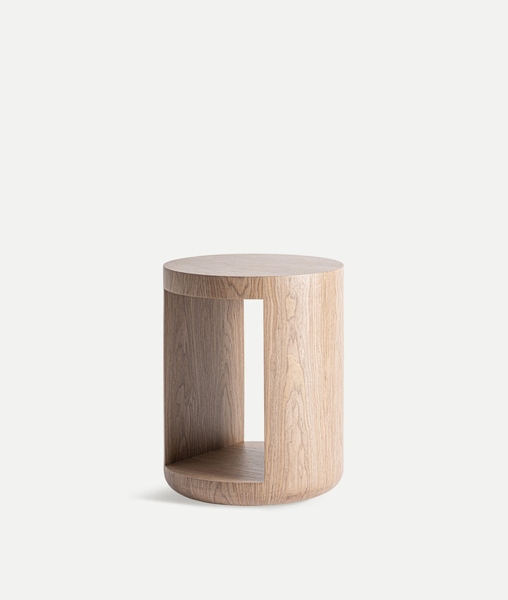 Mesa Auxiliar Lira de estilo contemporáneo - Mesa auxiliar - El Workshop-Madera Dm