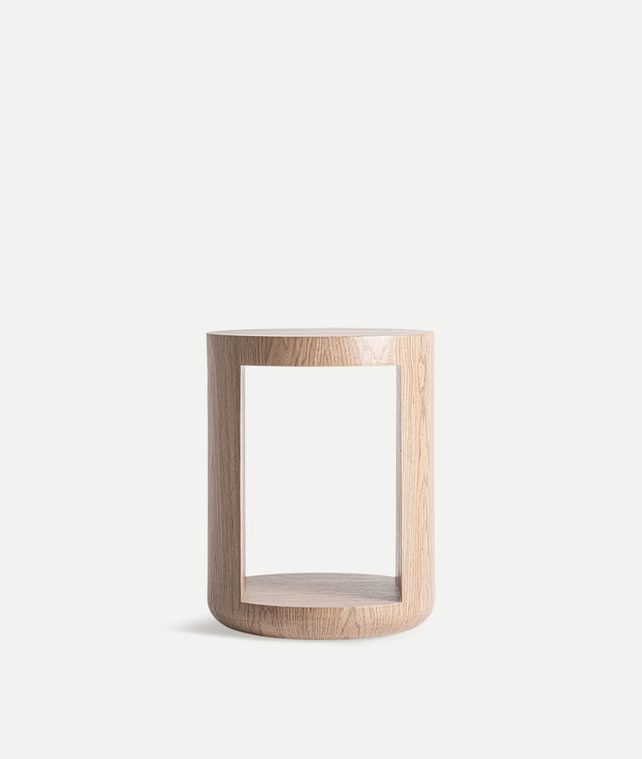 Mesa Auxiliar Lira de estilo contemporáneo - Mesa auxiliar - El Workshop-Madera Dm