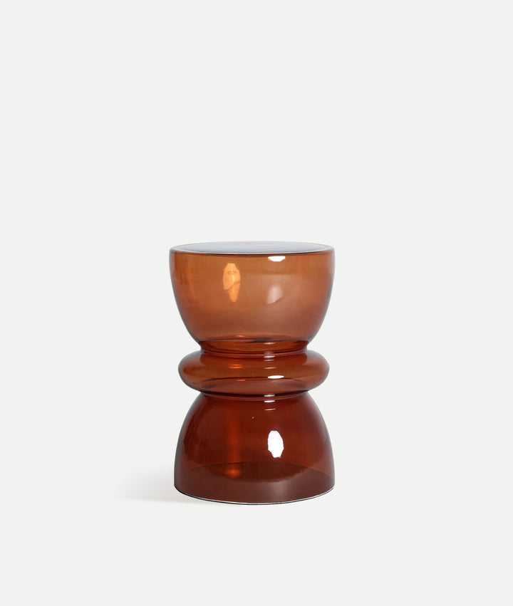 Mesa Auxiliar Rustrel de estilo contemporáneo - Mesa auxiliar - El Workshop-Vidrio