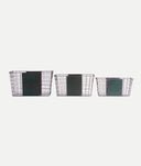 Set of 3 laundry baskets