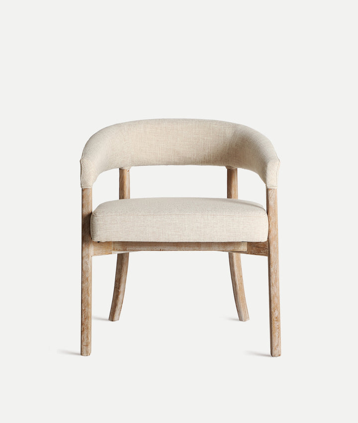Silla Kai de estilo contemporáneo sobre fondo gris de estudio (2)