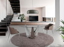 Brown leatherette chair