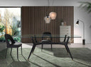 Dark gray fabric chair