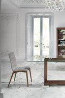 Gray fabric chair