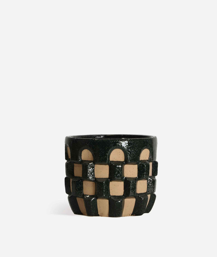 Macetero Ziggy de estilo contemporáneo
