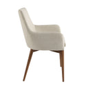 silla tela beige, vista 2