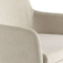 silla tela beige, vista 4
