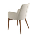 silla tela beige, vista 3