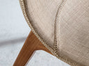 silla tela beige, vista 8