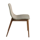 silla tela beige, vista 5