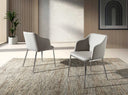 Gray fabric chair