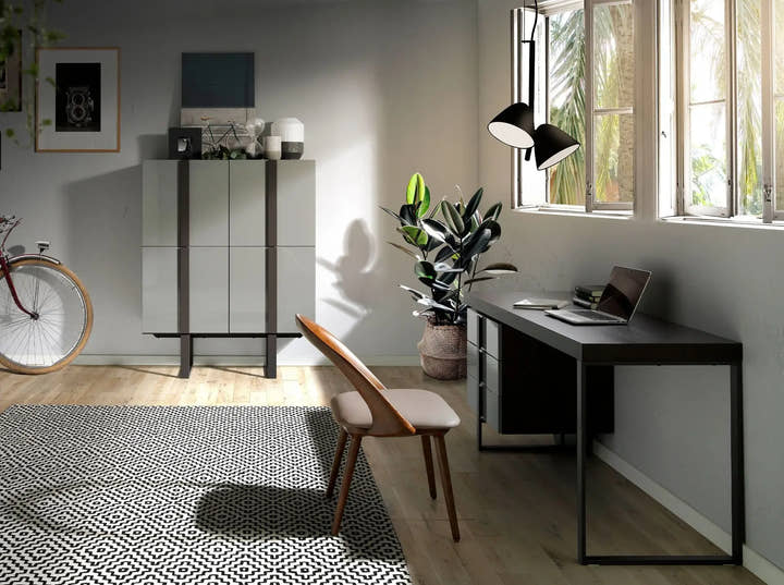 Silla nogal y polipiel visón - Silla - El Workshop - 