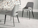 Silla tela gris