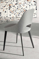 Silla tela gris