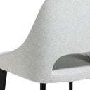 silla tela gris, vista 9
