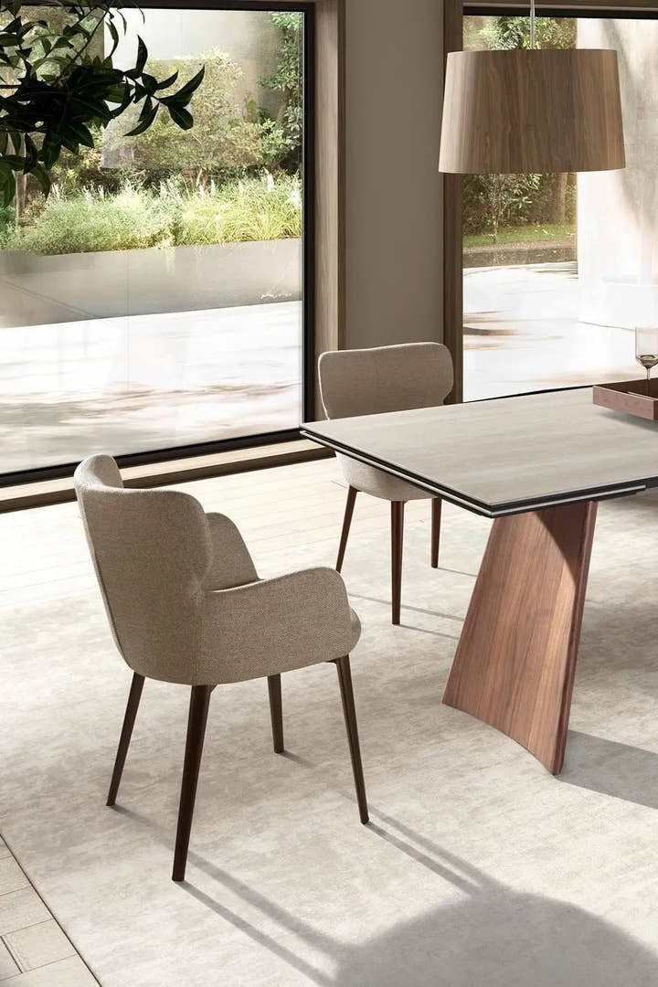 Silla tela marrón jaspeada - Silla - El Workshop - 