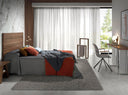 Silla giratoria tela gris oscuro