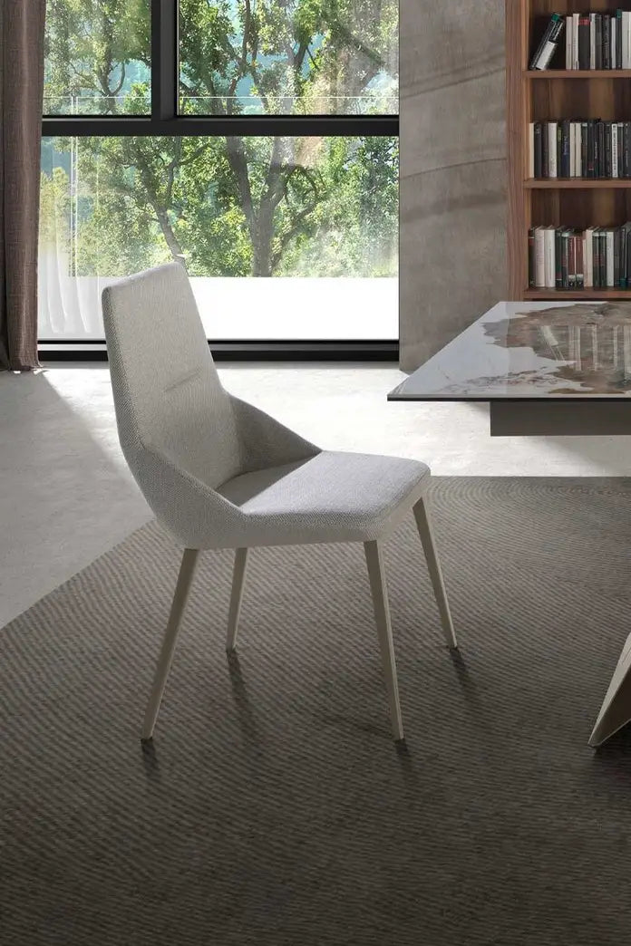 Light gray fabric chair