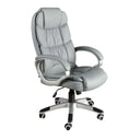 Silla oficina giratoria polipiel gris