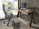 silla oficina giratoria polipiel gris