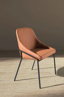 Silla polipiel naranja