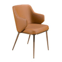 Silla polipiel marrón