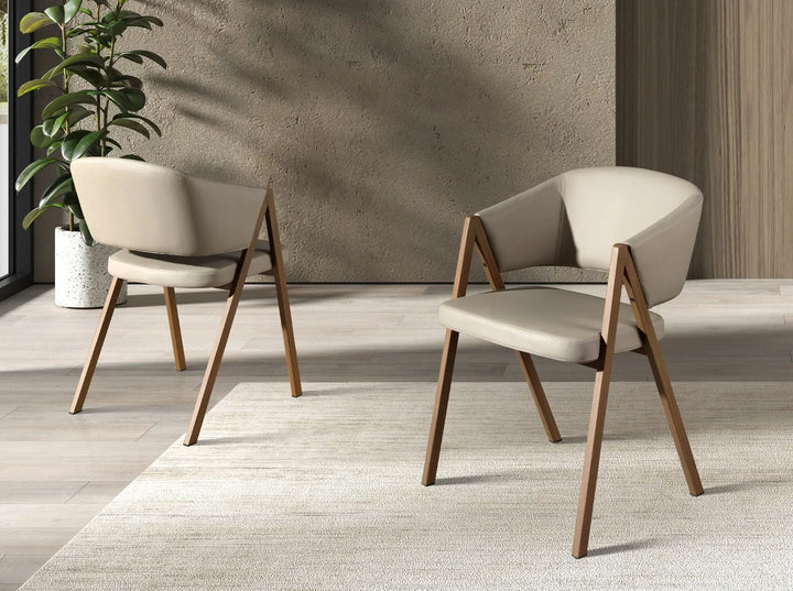 Mink leatherette chair