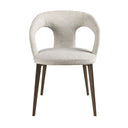 White fabric chair
