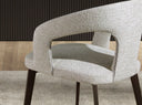 White fabric chair