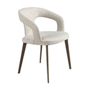 White fabric chair