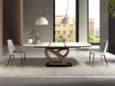 Light grey leatherette chair