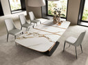 silla polipiel gris claro, vista 6