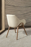 Silla tela beige