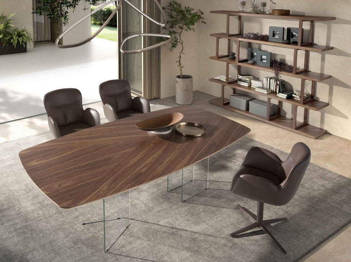 Silla giratoria polipiel marrón chocolate - Silla - El Workshop-60 x 65 x 90 Cm