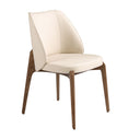 silla polipiel crema, vista 9