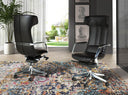 Silla oficina giratoria polipiel negro - Sillas - El Workshop - negro