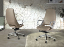 Silla oficina giratoria polipiel gris - Sillas - El Workshop - gris