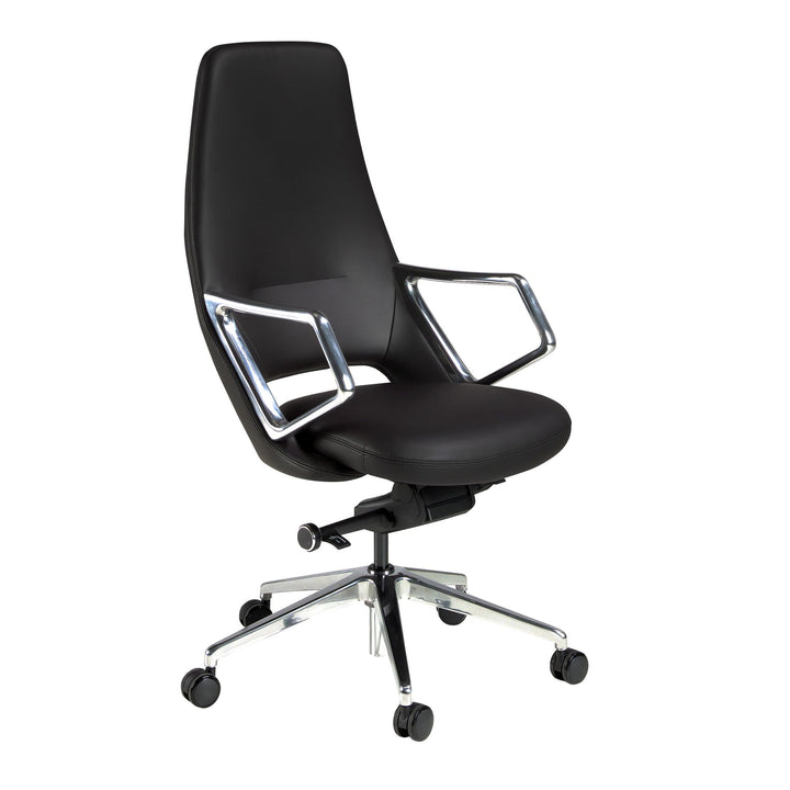 Silla oficina giratoria polipiel negro