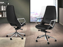 Silla oficina giratoria polipiel negro - Sillas - El Workshop - negro