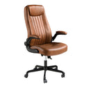 Silla oficina giratoria polipiel marrón - Sillas - El Workshop - marrón