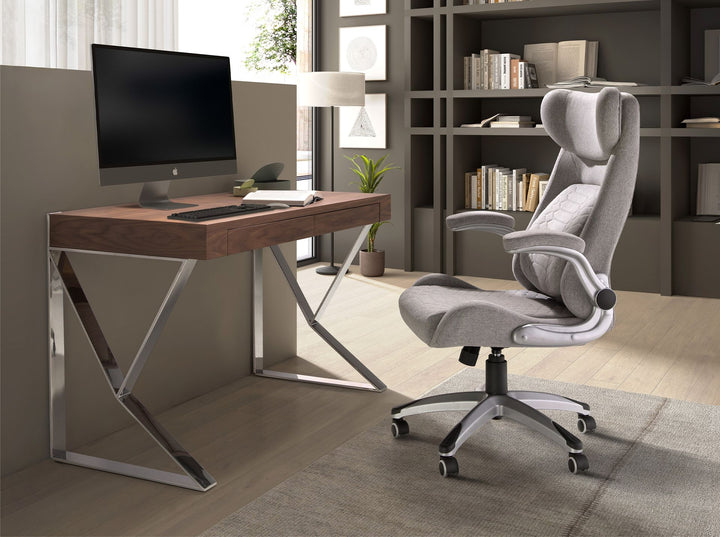 Silla oficina giratoria tela gris - Silla - El Workshop-Gris
