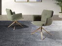 Silla giratoria tela verde oliva - Silla - El Workshop-62 x 75 x 83 Cm