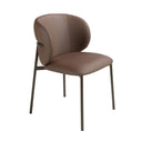 Silla polipiel marrón oscuro - Silla - El Workshop-59 x 62 x 82 Cm