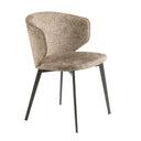 Silla tela marrón jaspeada - Sillas - El Workshop - Marrón
